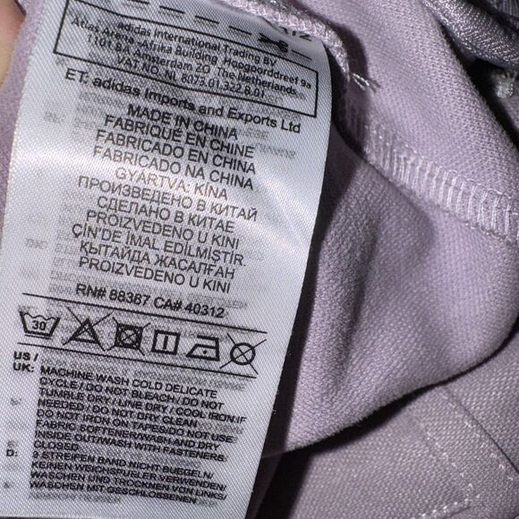 Adidas Trousers women's CATHARI Pants Large Lavender Casual Fashion Comfy. - Picture 6 of 9